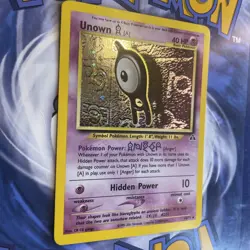 Unown [A] 14/75 Neo Discovery-Unlimited Edition Holo - Pokemon Card - Image 2
