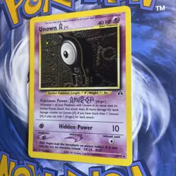 Unown [A] 14/75 Neo Discovery-Unlimited Edition Holo - Pokemon Card - Image 3