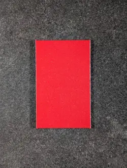 2015 Super Mario Bros Hanafuda Nintendo CHAIN CHOMP (October) - Red Mini Card - Image 2