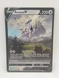 Pokemon Card TCG - Arceus V SWSH204 Sword & Shield Black Star Promo Near Mint - Image 1