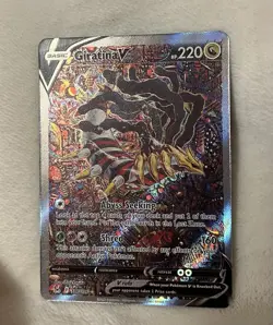 Pokemon Swsh11: Lost Origin Giratina v Alternate Full Art Holo Card 186/196 - Image 1