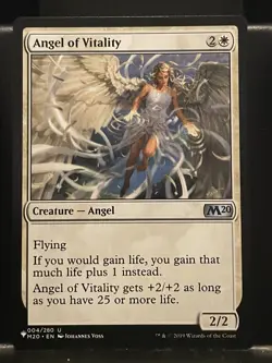 Angel of Vitality Core Set 2020 Regular NM The List Mystery MTG Magic Card - Image 1
