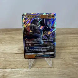 Pokemon Card S&M Promo Lucario GX SM100 - Image 1