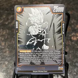 Majin Vegeta SB01-032 Foil Manga Booster Dragon Ball Super Card Game | NM - Image 1