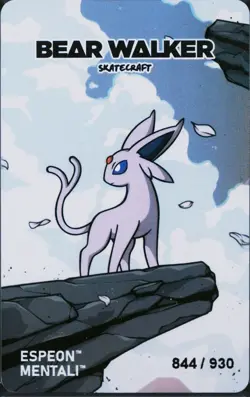 Pokemon Center x Bear Walker - Espeon Card 844/930 Card Only! - Image 1