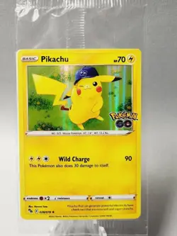 NEW Pokemon TCG Pikachu Store Promotional Sealed Trading Card Original Authentic - Image 1