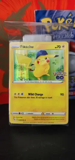 NEW Pokemon TCG Pikachu Store Promotional Sealed Trading Card Original Authentic - Image 1