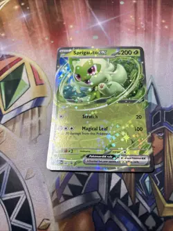 Pokemon TCG Scarlet & Violet SVP Sprigatito EX Black Star Promo Card 087 - Image 1