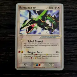 Rayquaza Ex - Pokemon 2004 World Championship! 94/94 Card Vintage Rare - Image 1
