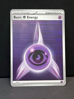2025 Pokemon TCG Basic PSYCHIC Energy 021 Black Bolt White Flare Holo Card NM+ - Image 1