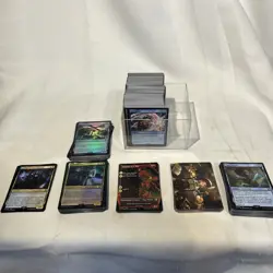 MTG FINAL FANTASY Lot Of 750 plus cards foils + borderless, unc, common+ - Image 3