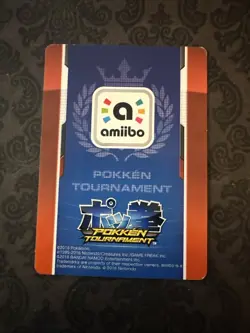 Amiibo Card - Shadow Mewtwo (Pokken Tournament) (Nintendo, 2016) - Image 2