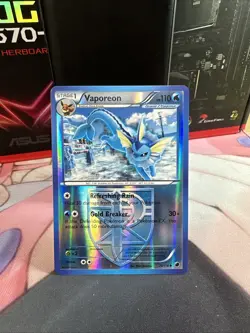 Vaporeon 20/116 Plasma Freeze Reverse Holo Pokemon Card NM - Image 1
