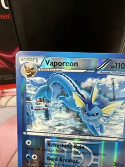 Vaporeon 20/116 Plasma Freeze Reverse Holo Pokemon Card NM - Image 2