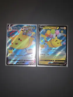 Pokemon Pikachu Surfing & Flying VMax & V cards Celebrations Pack fresh lot of 6 - Image 4