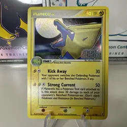 Pokemon Card - Manectric EX Crystal Guardians 8/100 Reverse Holo Rare Stamped LP - Image 1