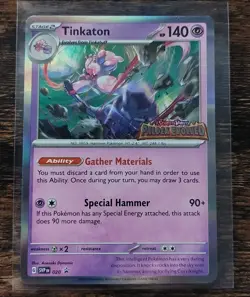 Pokemon Card - Tinkaton Scarlet & Violet Promo 020 Holo Stamped - Image 1