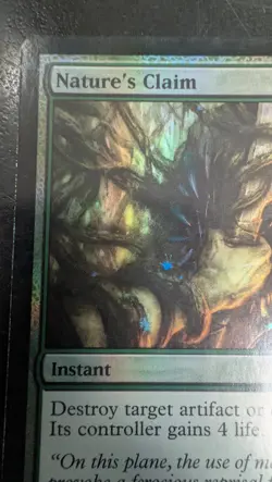 Nature's Claim Worldwake Foil Magic Card - Image 2