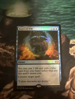Force of Will Double Masters Foil Card Near Mint Condition - Image 1