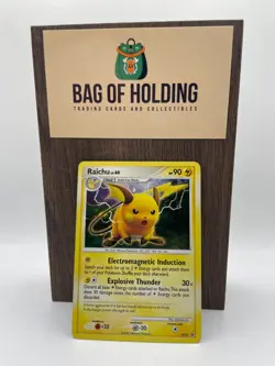 Raichu DP21 - Diamond & Pearl Black Star Promo- Pokemon Card- LP - Image 1