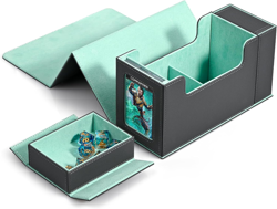 MTG Commander Deck Box with Display Window,Card Deck Box with Dice Tray & 35Pt C - Image 2