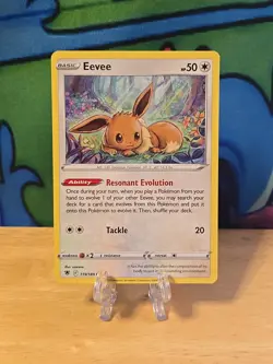 Eevee #119/189 SWSH10: Astral Radiance Common - Pokemon Cards LP - Image 1
