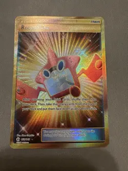 Pokemon Rotom Dex Magma Basin Beach Court Secret Rare Cards Set GOLD - Image 2