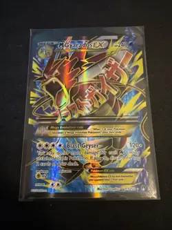Pokemon Shiny Mega Gyarados EX Full Art Ultra Rare Card 115/122 XY Breakpoint - Image 1