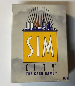 Lot of SIM City Card Game Cards, 91 Cards - Image 1