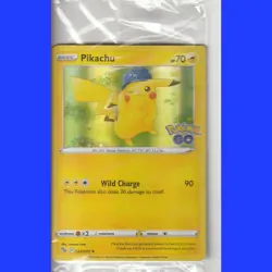 Pikachu 028/078 Pokemon GO Promo Holo Sealed Near Mint Trading Card Game - Image 1