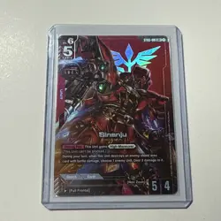 Sinanju Alternate Art Foil - ST03-001 NM LR+ NM - Gundam TCG Card Game - Image 1