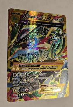 M Rayquaza EX Shiny Full Art Holo Card 98/98 XY-Ancient Origins Ultra Rare - Image 2