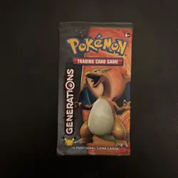 Pokemon TCG: Generations Booster Pack Charizard Cover Art 10 Cards New Sealed - Image 1