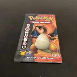 Pokemon TCG: Generations Booster Pack Charizard Cover Art 10 Cards New Sealed - Image 2