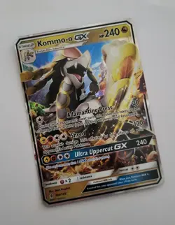 Pokemon Kommo-o GX 100/145 Holo Guardians Rising Ultra Rare Full Art 2017 Card - Image 1