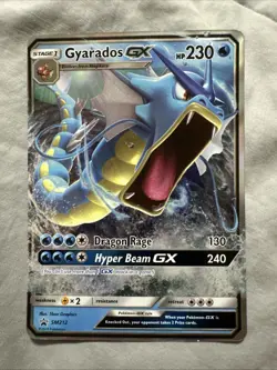 Pokemon Card TCG - Gyarados GX SM212 Hidden Fates Sun & Moon Promo Near Mint - Image 1