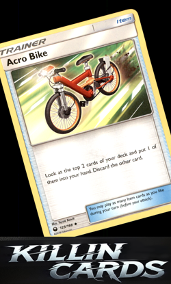 Acro Bike 123/168 Pokemon Uncommon SM - Celestial Storm Card NM - Image 1