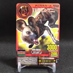 Lycaon Animal Kaiser Card Japan Japanese BANDAI No.A017 #q923 - Image 1