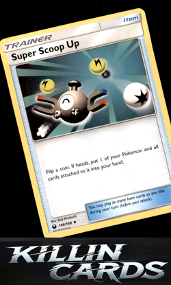 Super Scoop Up 146/168 Pokemon Uncommon SM - Celestial Storm Card NM - Image 1