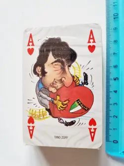 CARTE DA GIOCO SIGILLATE AZZURRE CALCIO 2000 MODIANO POKER 80s PLAYING CARDS NEW - Image 4