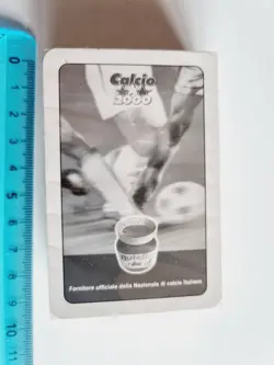CARTE DA GIOCO SIGILLATE AZZURRE CALCIO 2000 MODIANO POKER 80s PLAYING CARDS NEW - Image 5