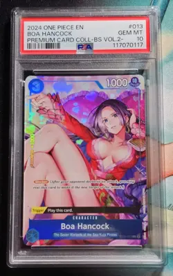 2024 ONE PIECE PREMIUM CARD BEST SELECTION VOL.2 ST03-013 BOA HANCOCK PSA 10 - Image 1