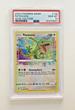 Pokemon Card Rayquaza 138/185 Vivid Voltage ENG inglese Gem Mint PSA 10 - Image 1