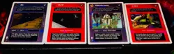 Star Wars CCG Cards Misprint Ink Error Lot of 4 - Image 1