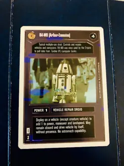 Star Wars CCG Cards Misprint Ink Error Lot of 4 - Image 2