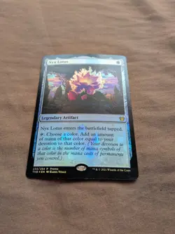 NYX Lotus Theros Beyond Death Foil Promo Card Magic the Gathering - Image 2