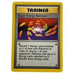 Super Energy Removal 079/102 Base Set Pokemon Card TCG Vintage WOTC - Image 1