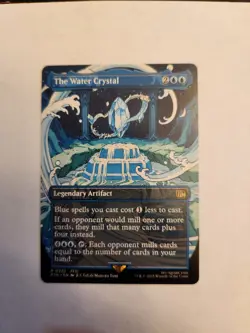 The Water Crystal - Borderless - MtG Final Fantasy Rare 333 - Image 1