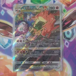 Pokemon TCG Charizard VSTAR SWSH262 Holo Black Star Promo Card - Image 1