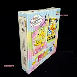 Pokemon TCG S-Chinese Pikachu & Eevee Quick Sand Card Display Gift Box Sealed - Image 4